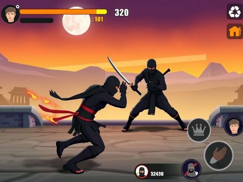 Ninja Challenge Game Screenshot